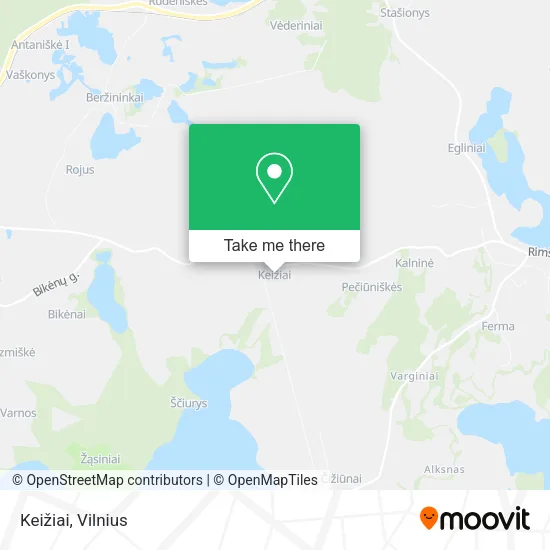 Карта Keižiai