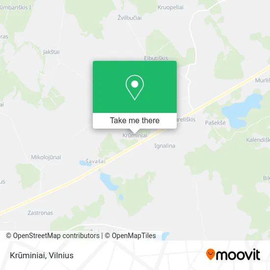 Карта Krūminiai