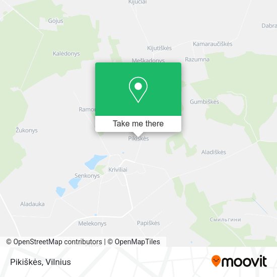 Карта Pikiškės