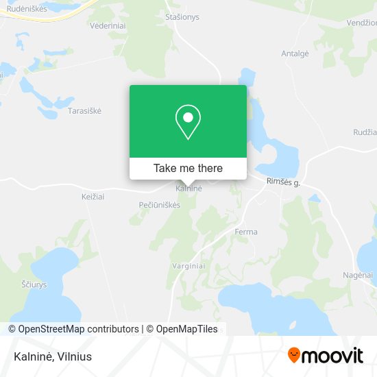 Карта Kalninė