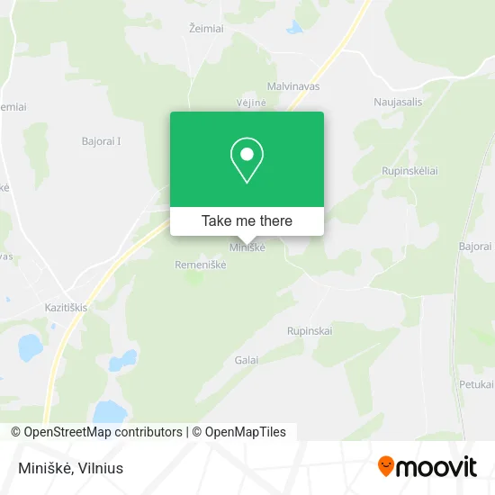 Карта Miniškė