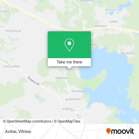 Карта Aviliai