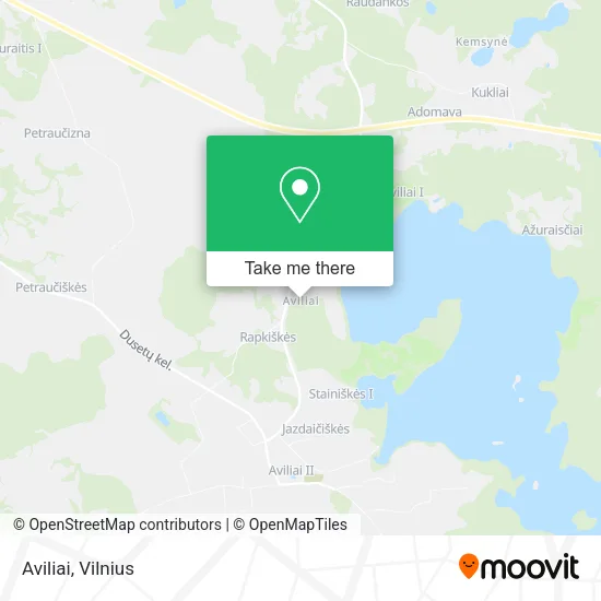 Карта Aviliai