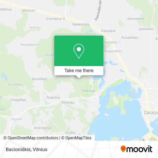 Карта Bacioniškis