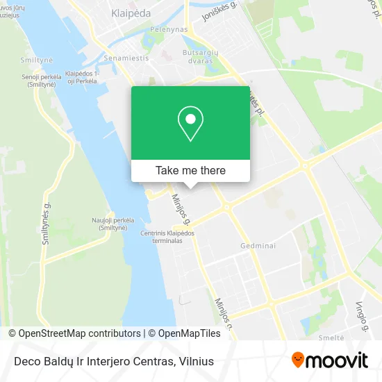Карта Deco Baldų Ir Interjero Centras