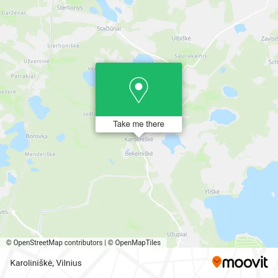 Карта Karoliniškė