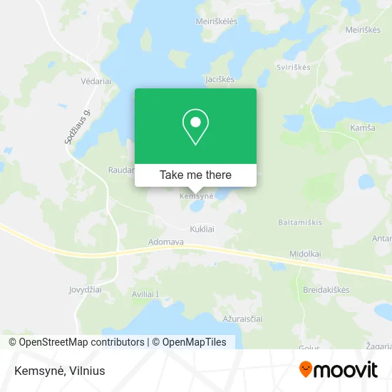 Карта Kemsynė