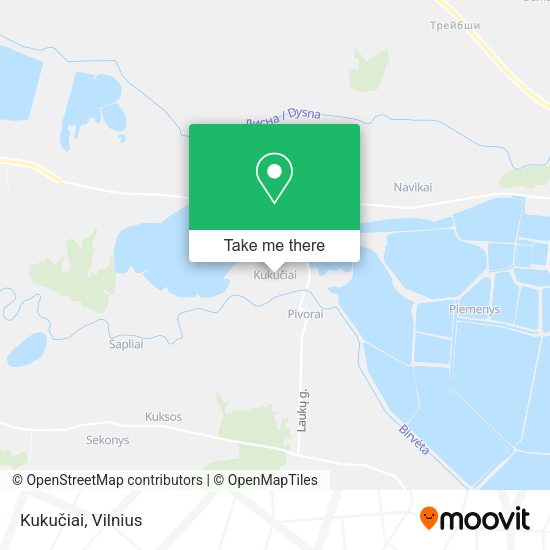 Карта Kukučiai