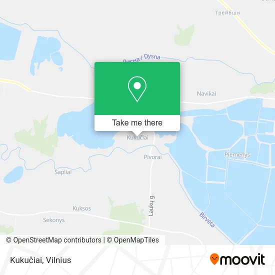 Карта Kukučiai