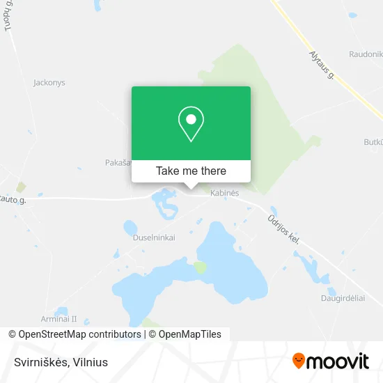 Карта Svirniškės