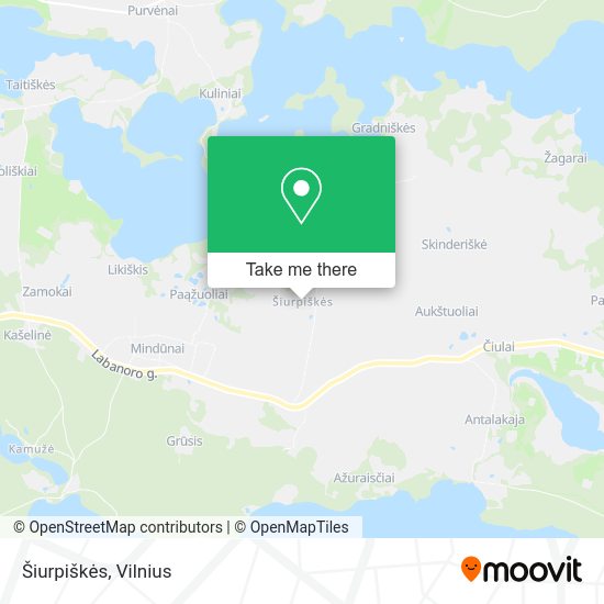 Карта Šiurpiškės
