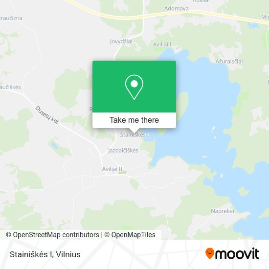 Карта Stainiškės I