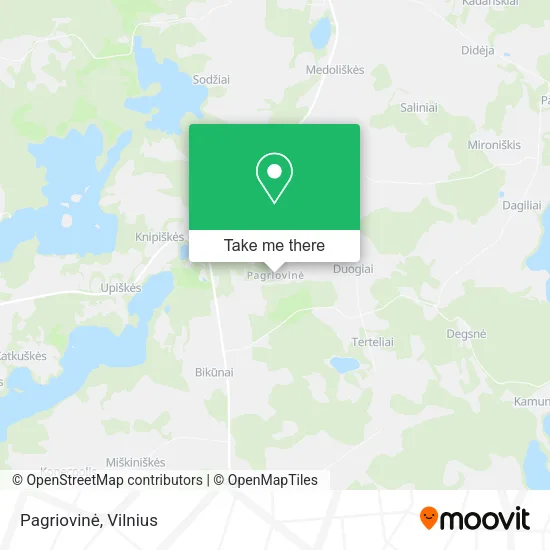 Карта Pagriovinė