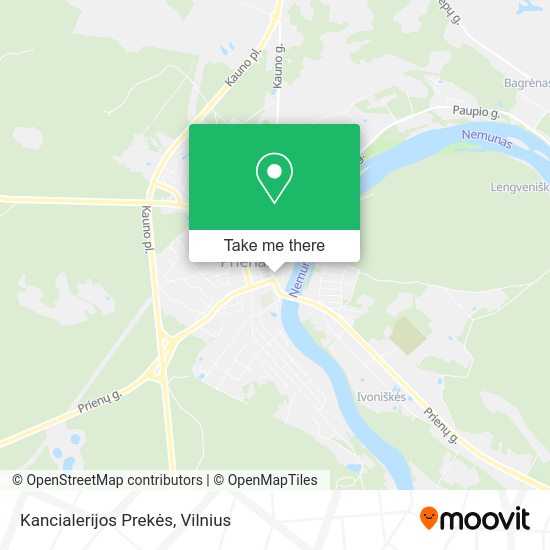 Карта Kancialerijos Prekės