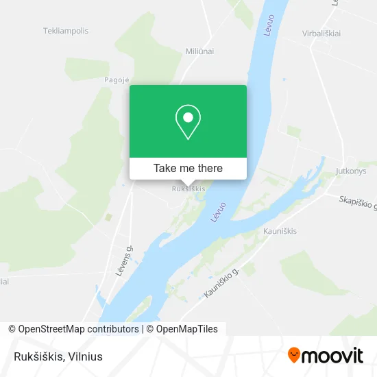 Карта Rukšiškis