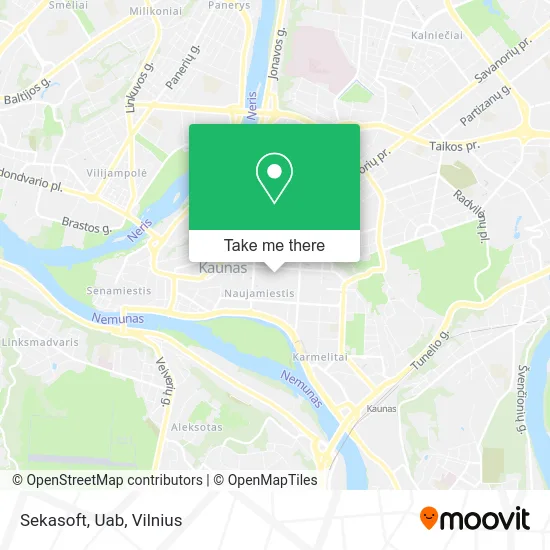 Карта Sekasoft, Uab