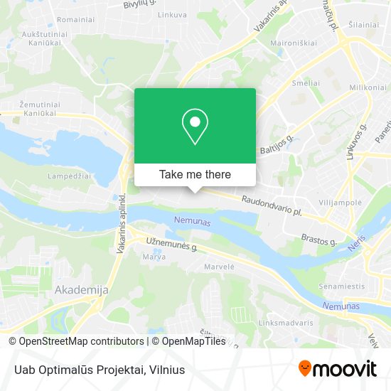 Карта Uab Optimalūs Projektai