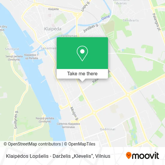 Карта Klaipėdos Lopšelis - Darželis „Klevelis“