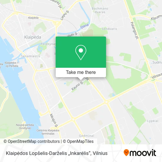 Карта Klaipėdos Lopšelis-Darželis „Inkarėlis“