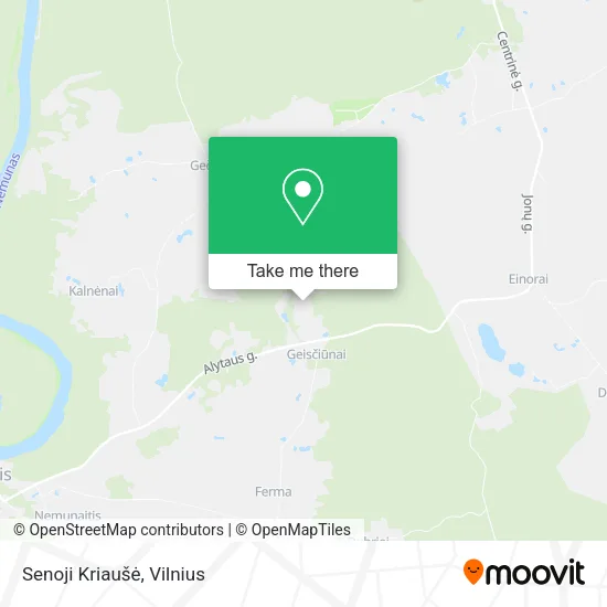 Карта Senoji Kriaušė