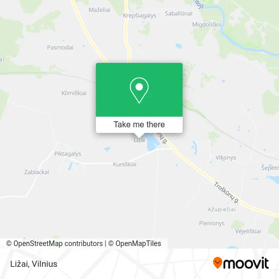 Карта Ližai