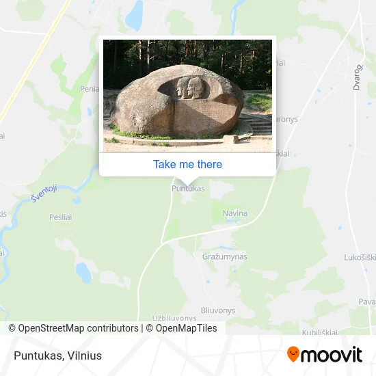 Puntukas map