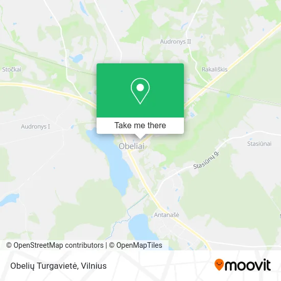 Карта Obelių Turgavietė