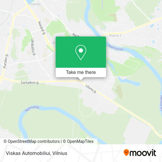Карта Viskas Automobiliui