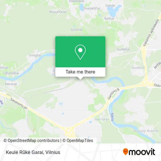 Карта Keulė Rūkė Garai