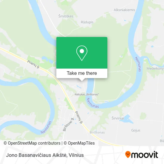 Карта Jono Basanavičiaus Aikštė