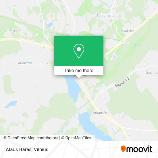 Alaus Baras map