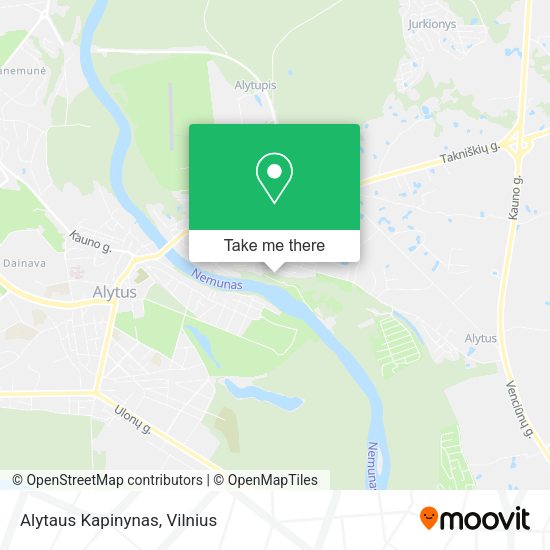 Карта Alytaus Kapinynas