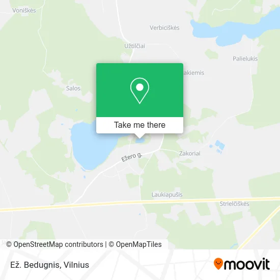 Карта Ež. Bedugnis