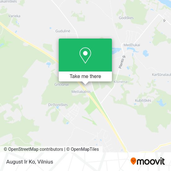 Карта August Ir Ko