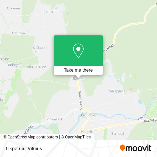 Карта Likpetriai