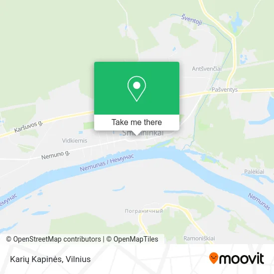 Карта Karių Kapinės