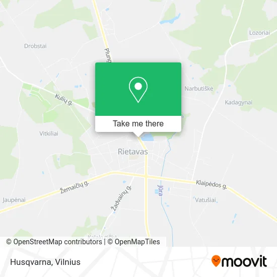 Карта Husqvarna