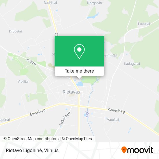 Карта Rietavo Ligoninė