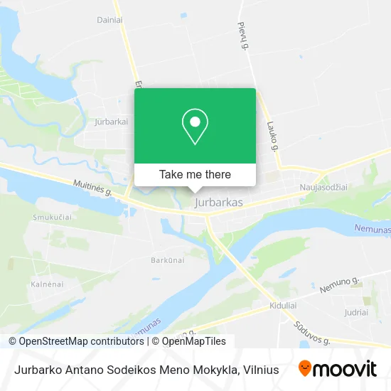 Карта Jurbarko Antano Sodeikos Meno Mokykla
