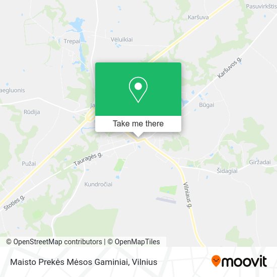 Карта Maisto Prekės Mėsos Gaminiai