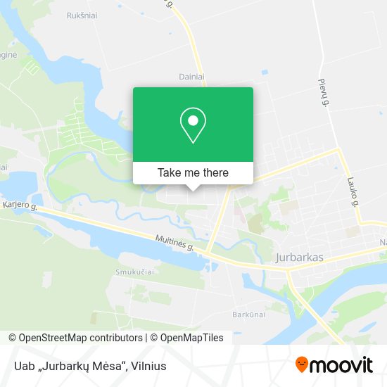 Карта Uab „Jurbarkų Mėsa“