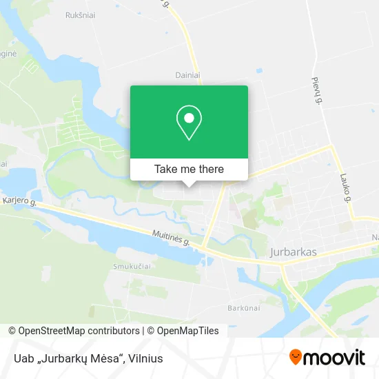 Карта Uab „Jurbarkų Mėsa“