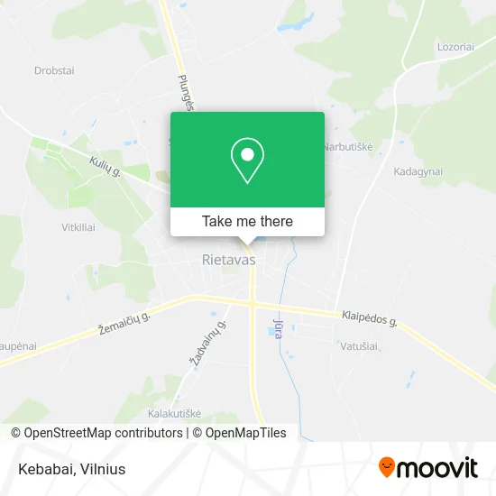 Kebabai map