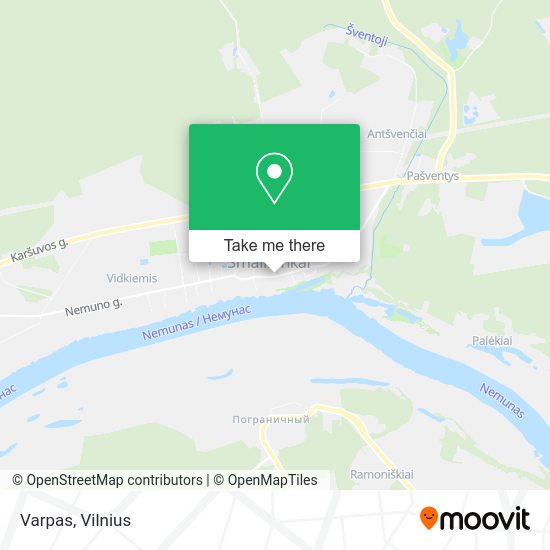 Карта Varpas