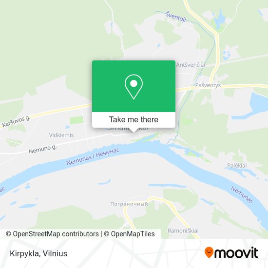 Карта Kirpykla