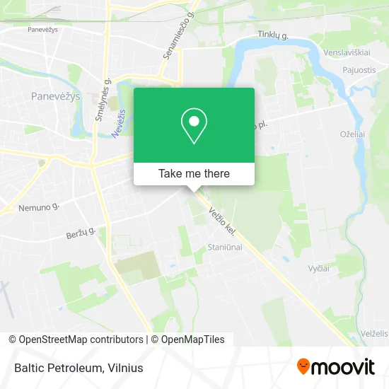 Карта Baltic Petroleum