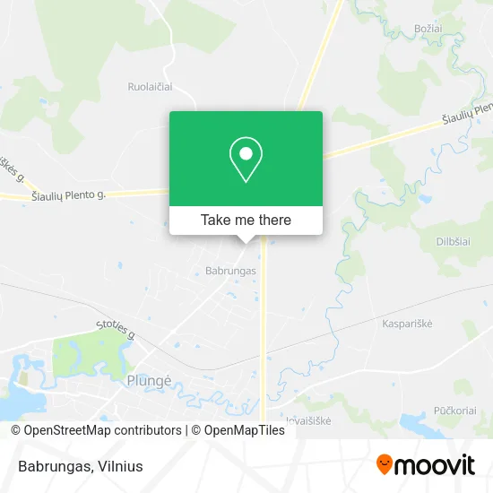 Карта Babrungas