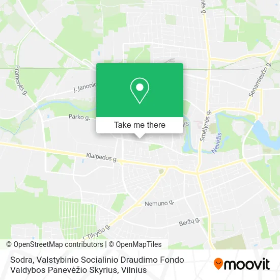 Карта Sodra, Valstybinio Socialinio Draudimo Fondo Valdybos Panevėžio Skyrius