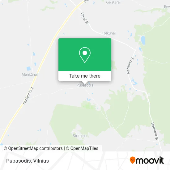 Карта Pupasodis