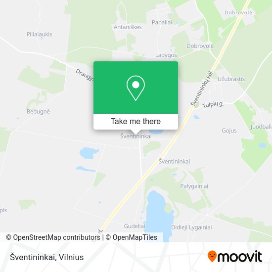 Карта Šventininkai